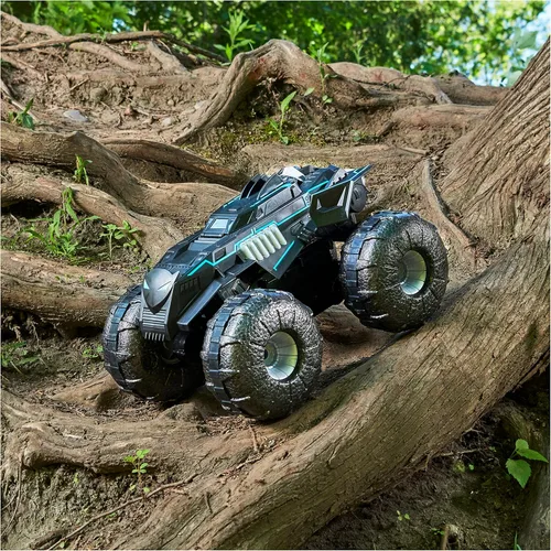 Miniatura 3 de DC Batman, vehículo de control remoto todo terreno Batmóvil, juguetes de Batman resistentes al agua para niños de 4 años en adelante