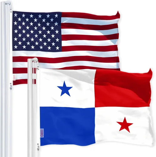 Miniatura 11 de Banderas colombianas de Estados Unidos y Colombia 3x5 FT Combo Impreso Poliéster 150D por G128 Estados Unidos + Colombia