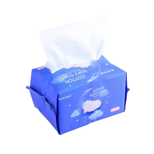 Miniatura 9 de Toallitas secas para bebé, hechas de 100% algodón, sin químicos, sin perfume, algodón ultra absorbente, pañuelos de uso húmedo y seco