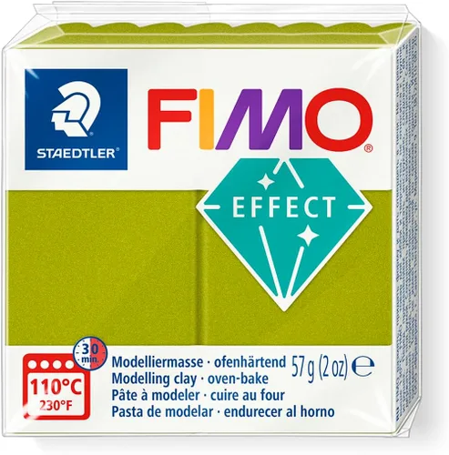 Miniatura 5 de FIMO - Arcilla para modelar horno de polímero suave, bloques de 2.01 oz, 6 unidades, colores metálicos