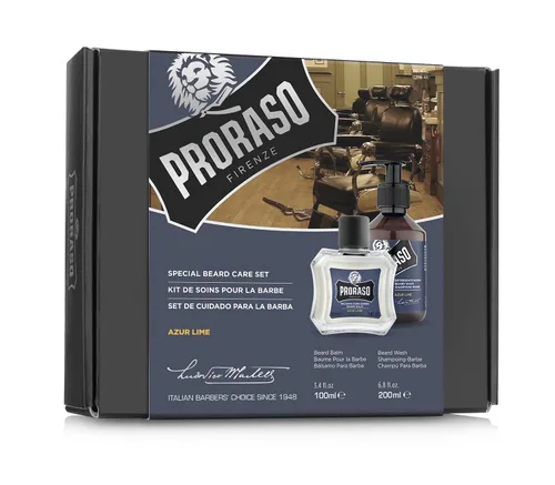 Miniatura 3 de Proraso Kit Duo para el cuidado de la barba para barbas nuevas o cortas con bálsamo para barba y lavado de barba
