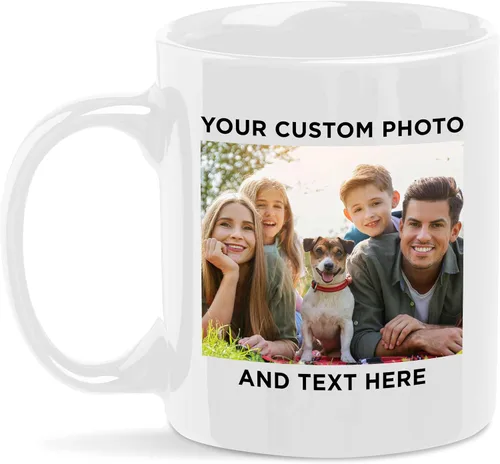 Miniatura 38 de Tazas de café de cerámica personalizadas para el Día del Padre, 11 onzas, juego de 10/50/100, paquete personalizado a granel, juego de tazas de café