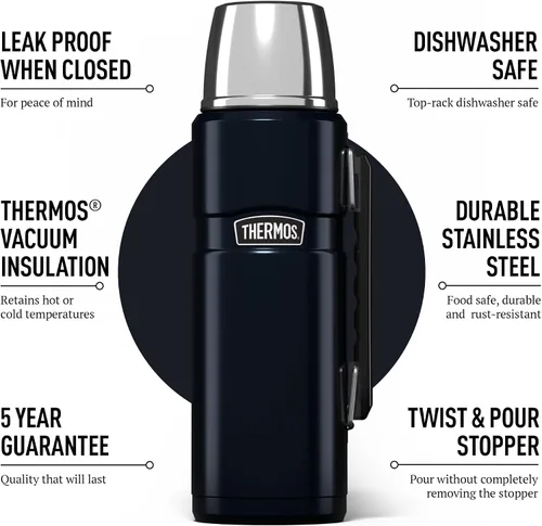 Miniatura 3 de Thermos 170287 - Frasco de acero inoxidable, cobre, 1,2 L