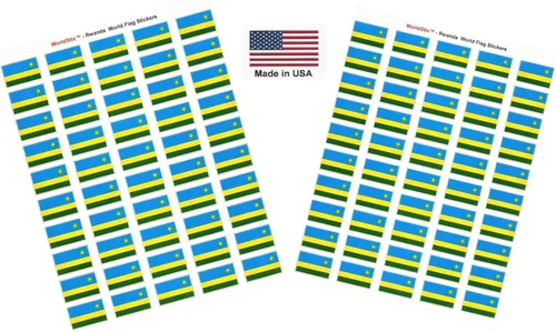 Miniatura 131 de 100 calcomanías de la bandera de Alaska; 1.5" x 1" hechas en Estados Unidos, calcomanías autoadhesivas de la bandera del estado para álbumes