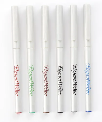 Miniatura 2 de Set de 6 marcadores de punta mediana para caligrafía Speedball Elegant Writer