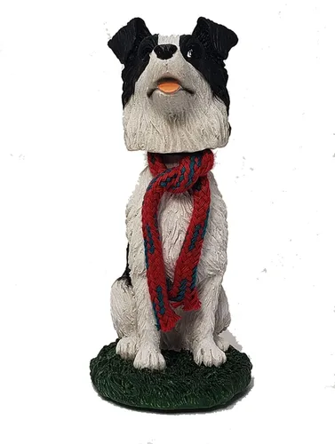 Miniatura 4 de Animal Den Border Collie - Figura de perro Bobblehead para regalo para tablero de instrumentos de automóvil