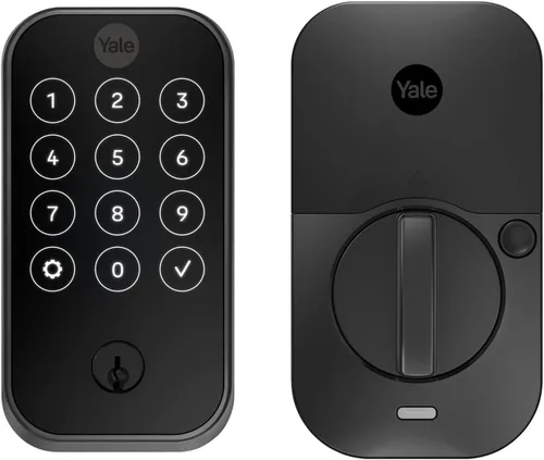 Miniatura 25 de Yale Assure Lock 2 con Wi-Fi – Cerradura inteligente de níquel satinado para puerta delantera con teclado, control de aplicaciones, llave