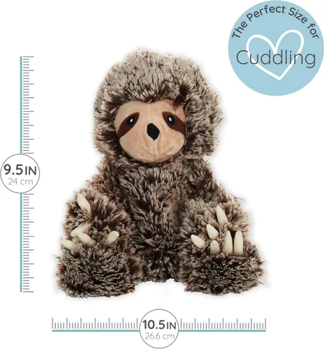 Miniatura 5 de Warm Pals - Perezoso Slowpoke – Acogedores juguetes de peluche perfumados de lavanda para microondas – Animal de peluche pesado – Peluches