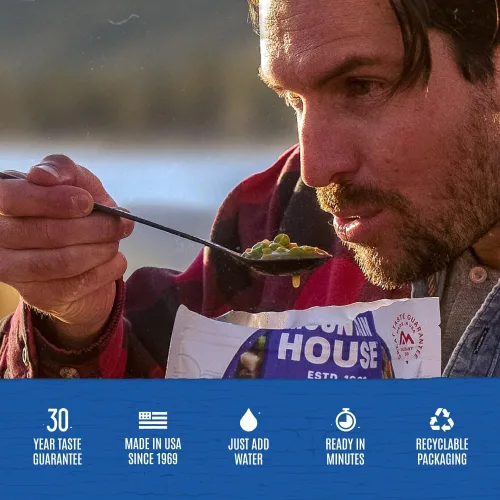 Miniatura 6 de Mountain House granola con leche y arándanos Comida liofilizada para mochileros y camping Pack de 6