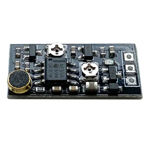 Miniatura 6 de 2PCS DC 3V-15V 5V 12V Interruptor de Retardo con Control de Voz Micrófono en Miniatura Activado por Sonido Módulo de Retardo de Tiempo de Apagado