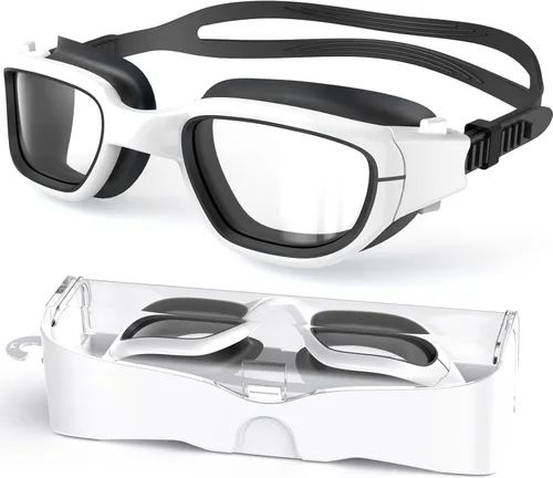 Miniatura 23 de Gafas de natación para niños, gafas de natación para niños de 6 a 14 años, gafas de piscina con protección UV antivaho para niños y niñas Azul