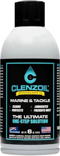 Clenzoil Marine & Tackle - Lubricante de aceite para equipos de pesca - para carretes de cuidado de peces, motores de barcos, descensores y más -