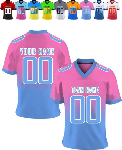 Camiseta de fútbol personalizada para niños y adultos con número de nombre, camiseta de fútbol personalizada para hombres y mujeres