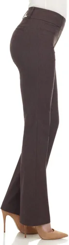 Miniatura 3 de Rekucci - Pantalones elásticos para mujer, de ajuste cómodo y levemente acampanados