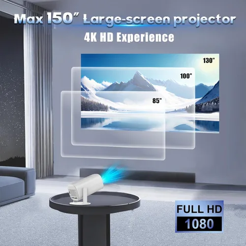 Miniatura 3 de Proyector y juego P30 Max con 2 controladores inalámbricos, consola de videojuegos con juegos retro, más de 15000 juegos, 4k Smart Plus HD Auto