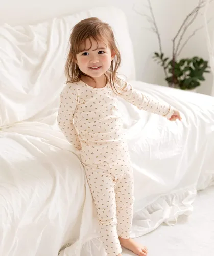 Miniatura 130 de AVAUMA Conjunto de pijama de algodón para bebés y niñas de 6 meses a 7 años