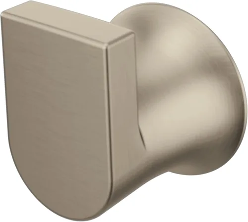 Moen Genta LX BH3803BN - Gancho para bata o toallero moderno para cocina o baño, níquel cepillado, BH3803BN
