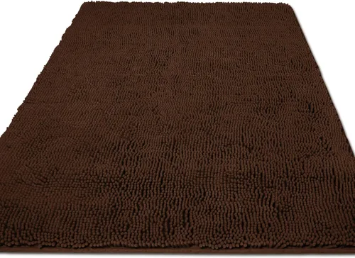 Miniatura 277 de Yeaban Alfombra de pasillo de baño de 24 x 72 pulgadas, antideslizante, alfombra de baño larga de felpilla gruesa, absorbente y lavable, alfombra