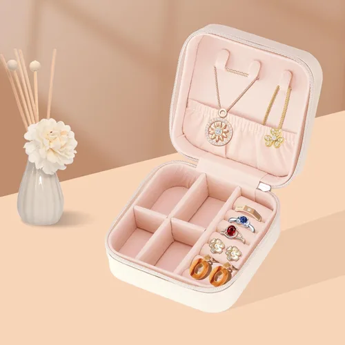 Miniatura 6 de Taylor Joyero Swiftie Merch, pequeño joyero para fanáticos de TS, regalos para amantes de la música, estuche de joyería portátil para anillos