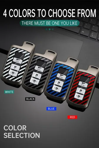 Miniatura 4 de ontto Funda inteligente para llavero con control remoto para Toyota Camry Prius c Avalon Corolla Tacoma Land Cruiser Highlander Tundra 4Runner