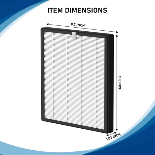 Miniatura 5 de Filtros True HEPA ProHEPA 9000 de reemplazo compatibles con el purificador de aire VEVA ProHEPA 9000, incluye paquete de 3 filtros True HEPA