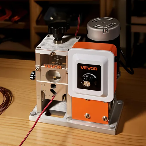 Miniatura 8 de VEVOR Máquina peladora eléctrica de cables, 0.06-1.57 pulgadas, pelacables motorizado automático de 400 W, pelador de cables 9.84 IPS (49.2 ft/min)