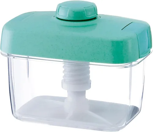 Miniatura 14 de Tsukemono - Contenedor rectangular para hacer pepinillos instantáneos, fabricado en Japón, sin BPA (azul 0.8 L)