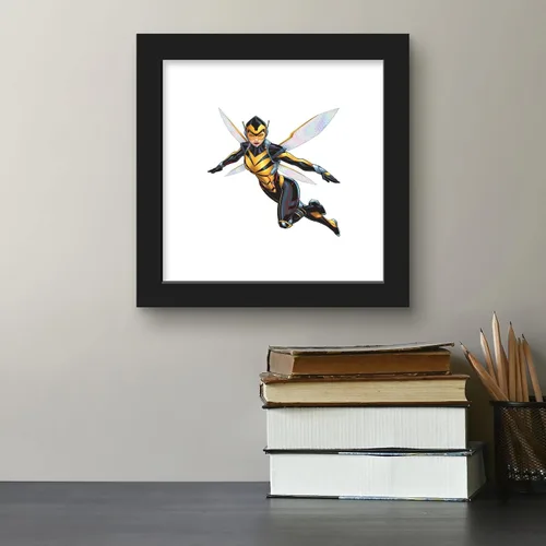 Miniatura 5 de Trends International Gallery Pops Marvel Comics Avengers - Póster de pared de avispa, 12 x 12 pulgadas, versión enmarcada en negro