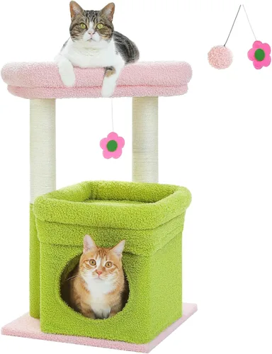 Miniatura 9 de PEQULTI Árbol para Gatos Torre de Gatos para Gatos Grandes con Postes de Rascar Cubiertos de Sisal y Reposo Extra Grande para Gatos