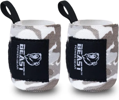 Improved Lifting Support & Stability - Gym Wrist Wraps for Weightlifting 14" Premium Quality Hand Wraps with Thumb Loop - Weight Lifting Wrist Wraps