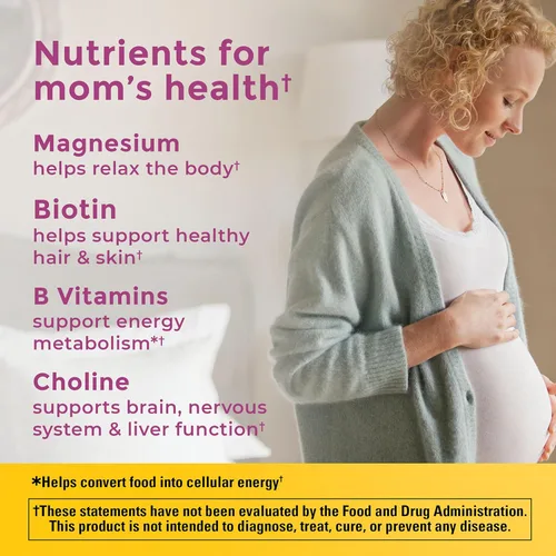 Miniatura 4 de Nature Made Gomitas prenatales con DHA y ácido fólico, suplemento vitamínico y mineral prenatal para apoyo nutricional diario, 60 gomitas