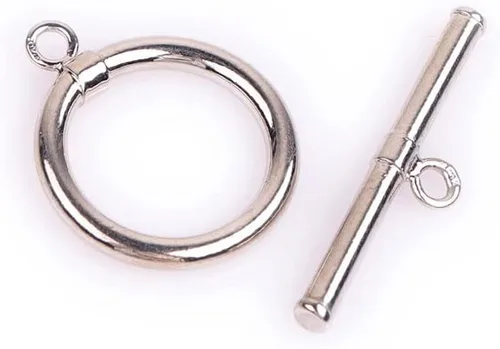 Miniatura 11 de JOE FOREMAN Cierre de joyería de palanca relleno de oro amarillo de 14 quilates para hacer manualidades, collares, pulseras (0.591 in)