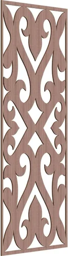 Miniatura 164 de Keene Paneles de pared decorativos de madera con calado, 9 3/8 pulgadas de ancho x 24 3/8 pulgadas de alto x 1/4 de alto, roble rojo rojo (Red Oak)