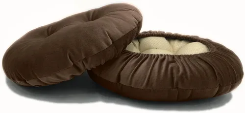 Miniatura 8 de Augld Cojín para taburete de bar, de terciopelo suave, acolchado, redondo, 12 pulgadas, terciopelo beige Velvet Beige
