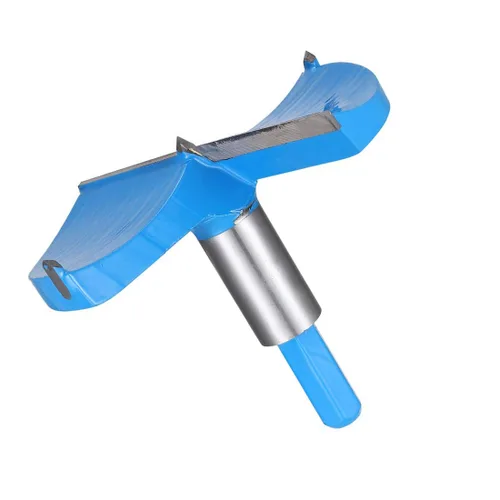 Miniatura 13 de Taladro de posicionamiento de la broca de perforación de 0.591 in Forstner Brocas de carburo de tungsteno Agujero de madera Sierra Bisagra Broca