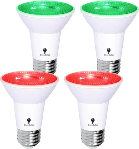 Miniatura 12 de Bluex Bombillas 4 unidades PAR20 LED de luz negra, 10 W (equivalente a 100 W) E26, nivel de foco de luz negra 385-400 nm, para pintura corporal
