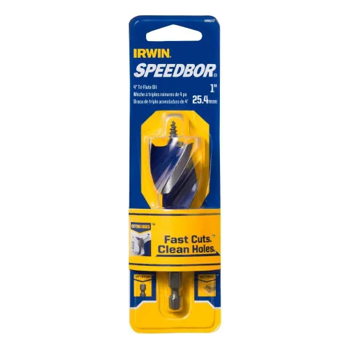 Miniatura 2 de IRWIN SPEEDBOR 1866037 - Broca para madera con tres flautas, 1 x 4 pulgadas