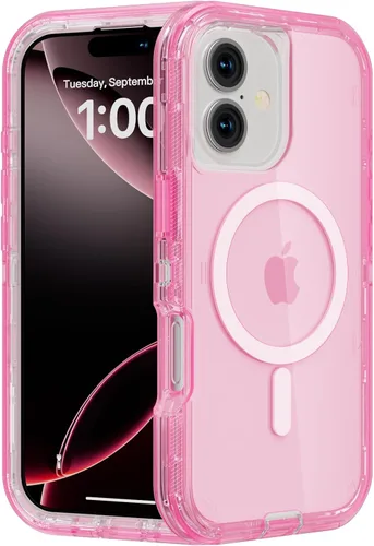 Miniatura 76 de Follaroma para iPhone 17 Pro Max, Funda Compatible con MagSafe, Funda Magnética Transparente de Doble Capa, Funda Resistente Anti-Caída y a Prueba