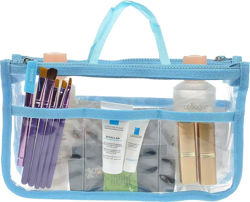 Miniatura 19 de Bolso de mano estilo cartera de Vercord para mujer con organizador incorporado, estampado bien definido, con manijas y cremallera, tamaño 2