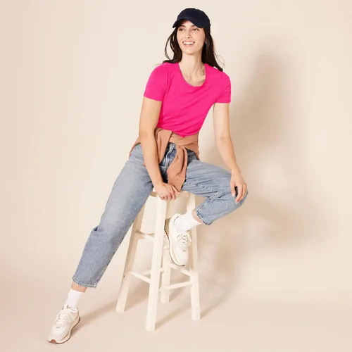 Miniatura 471 de Amazon Essentials Women's Regular-Fit Short-Sleeve Crewneck T-Shirt