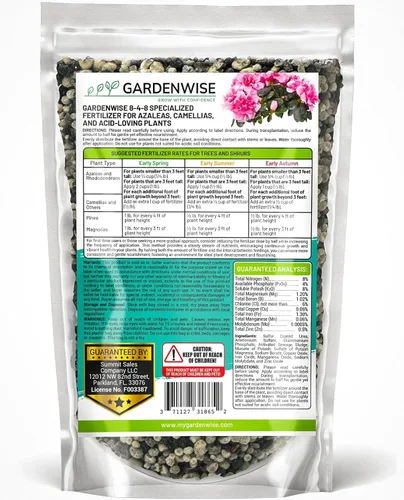 Miniatura 2 de GARDENWISE 8-4-8 Fertilizante ácido para azaleas, camelias (camelia), hortensias, arándanos, gardenias, árboles de magnolia, plantas de hoja perenne