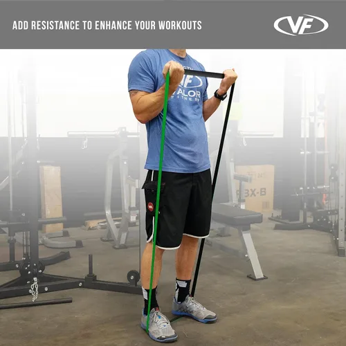 Miniatura 5 de Valor Fitness Bandas de resistencia PRB para dominadas, prensas de banco, sentadillas, peso muerto y más, tallas XS-XXL