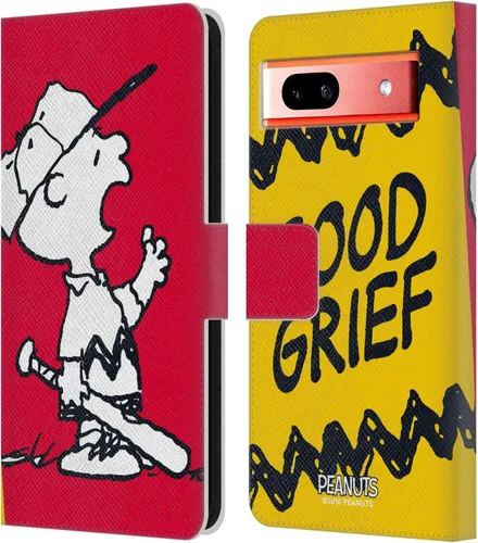 Miniatura 87 de Head Case Designs Officially Licensed Peanuts Snoopy & Woodstock 2 Halfs and Laughs Leather Wallet Case Compatible with Google Pixel 8 Snoopy