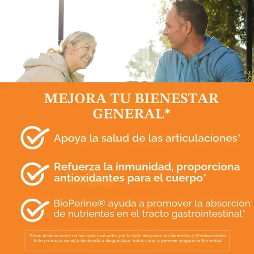 Miniatura 5 de Doctors BEST Curcumina de alta absorción de raíz de cúrcuma, apoya la salud de las articulaciones, sin OMG, sin gluten, sin soja, vegana, 120