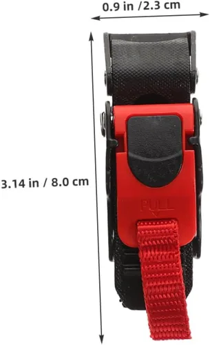 Miniatura 2 de Hemobllo 4pcs Quick Release Buckle: Universal Motorcycle Chin Strap Button Replacement - Metal Quick Release Buckle For Safety
