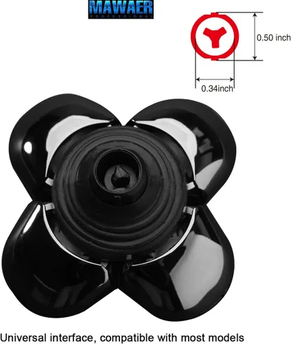 Miniatura 3 de Cabezales universales de repuesto para afeitadora eléctrica de 5 cuchillas para hombre (serie 5 estrellas) para afeitadora de cabeza, cabezales