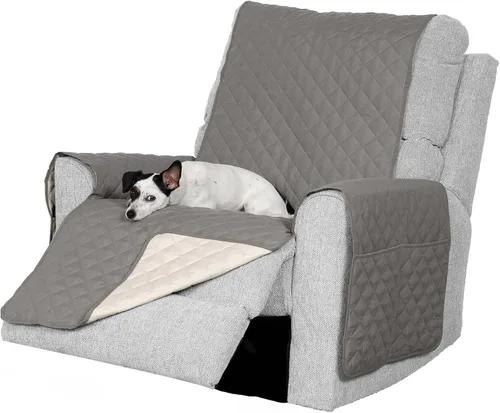 Miniatura 11 de Furhaven - Funda para muebles de sala de estar para perros y gatos, protector reversible de dos tonos, resistente al agua, lavable, color expreso