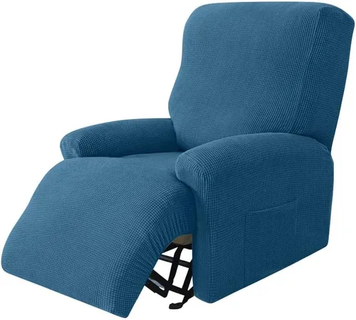 Miniatura 7 de Konsilsa Fundas para sofá reclinable de 1/2/3/4 plazas, funda elástica para sillones reclinables, funda para sillón reclinable, funda Tela 1-22