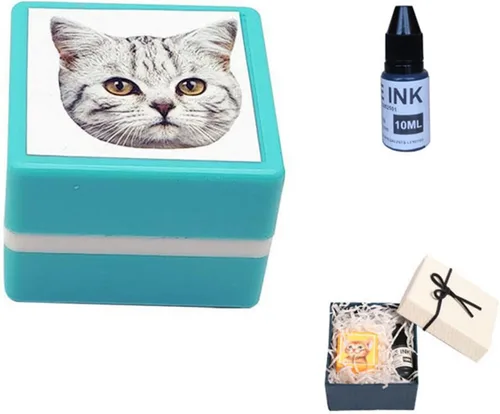 Miniatura 13 de Sello personalizado para retratos de mascotas, retratos de animales personalizados, sello de retrato de mascotas personalizado, sello de retrato