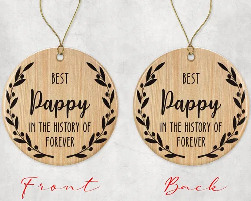 Miniatura 2 de Adorno de mejor pañal, el mejor adorno de Navidad, el mejor pañal en la historia de la eternidad, adorno familiar, regalo para pañales, adorno